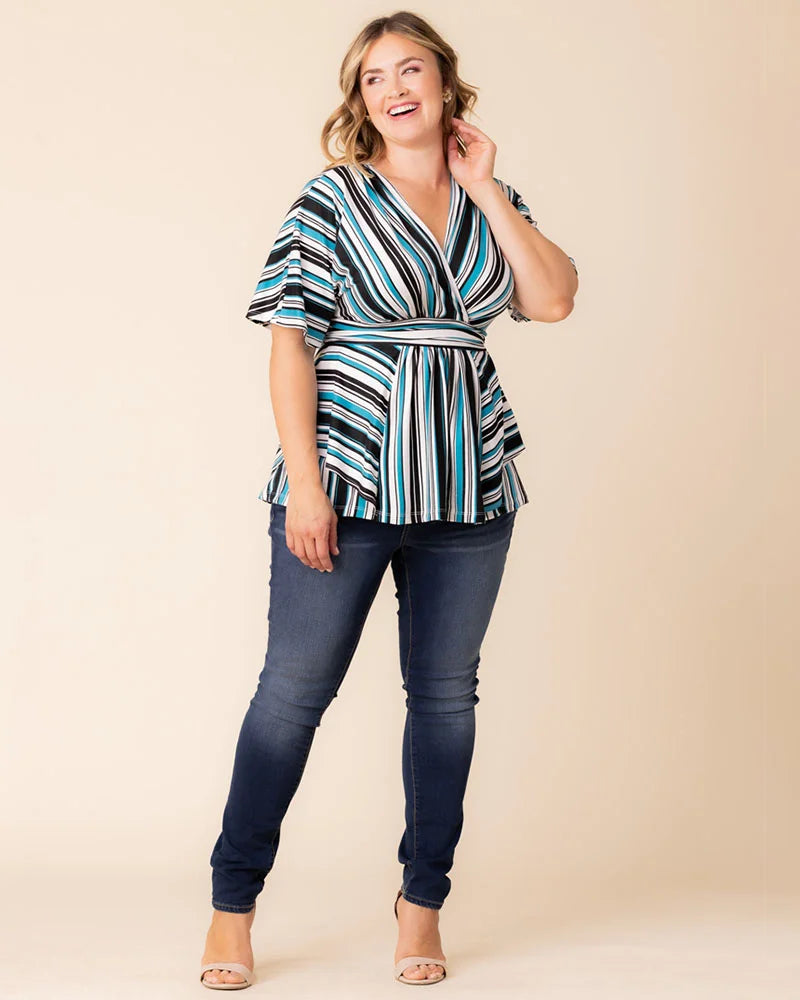 Tops Boulevard Striped Top - Sale!
