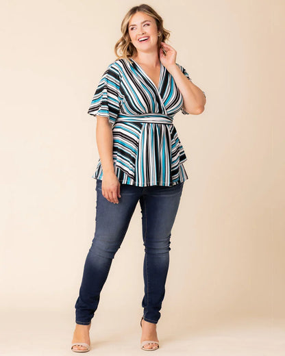 Tops Boulevard Striped Top - Sale!