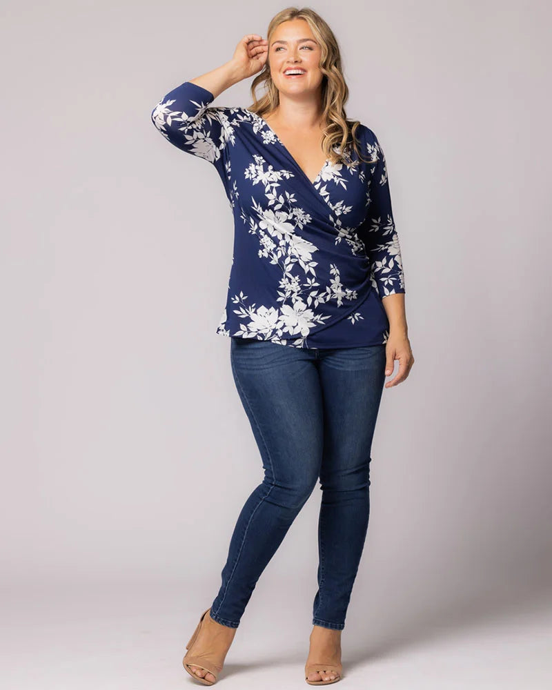 Tops Femme Fatale Faux Wrap Top