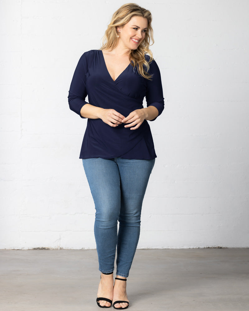 Tops Femme Fatale Faux Wrap Top