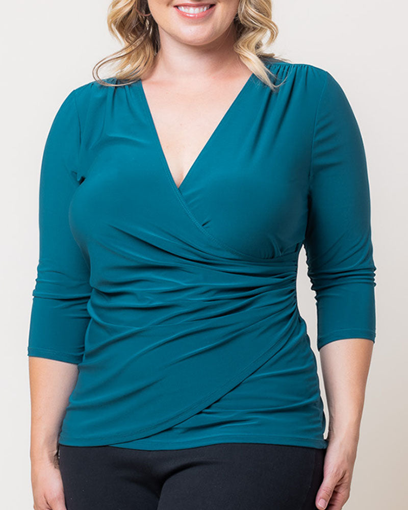 Tops Femme Fatale Faux Wrap Top