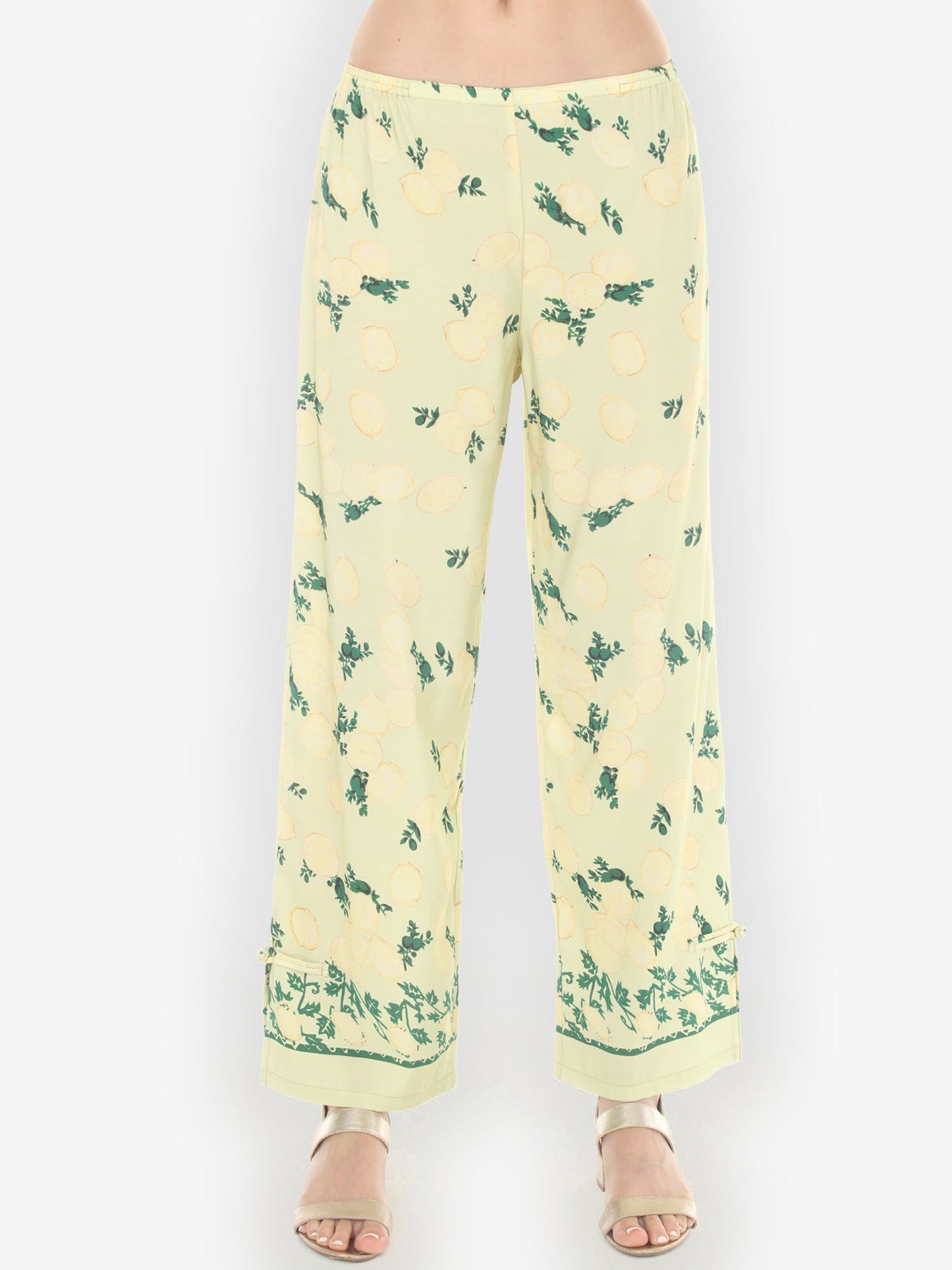 Pull on Pant Citron Lemon Print Pull on Pant