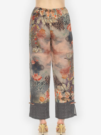 Pull on Pant Japanese Modern Dragonfly Pull on Pant
