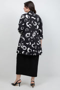 Jostar Black and White Circle Jacket
