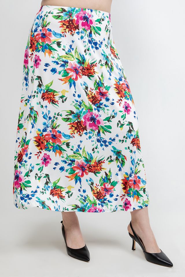 Skirts Vikki Vi Jersey Spring Floral Maxi Skirt