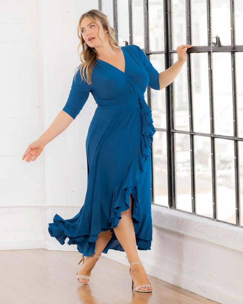 Dresses Veronica Ruffled Evening Gown