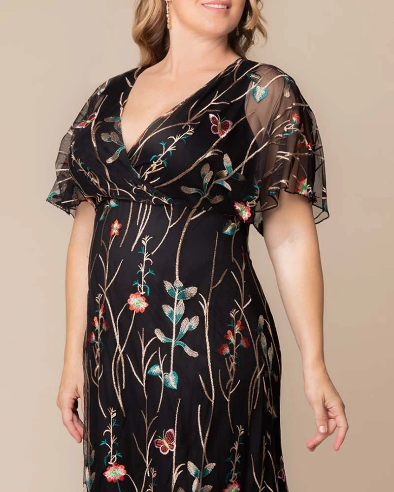 Dresses Embroidered Elegance Evening Gown