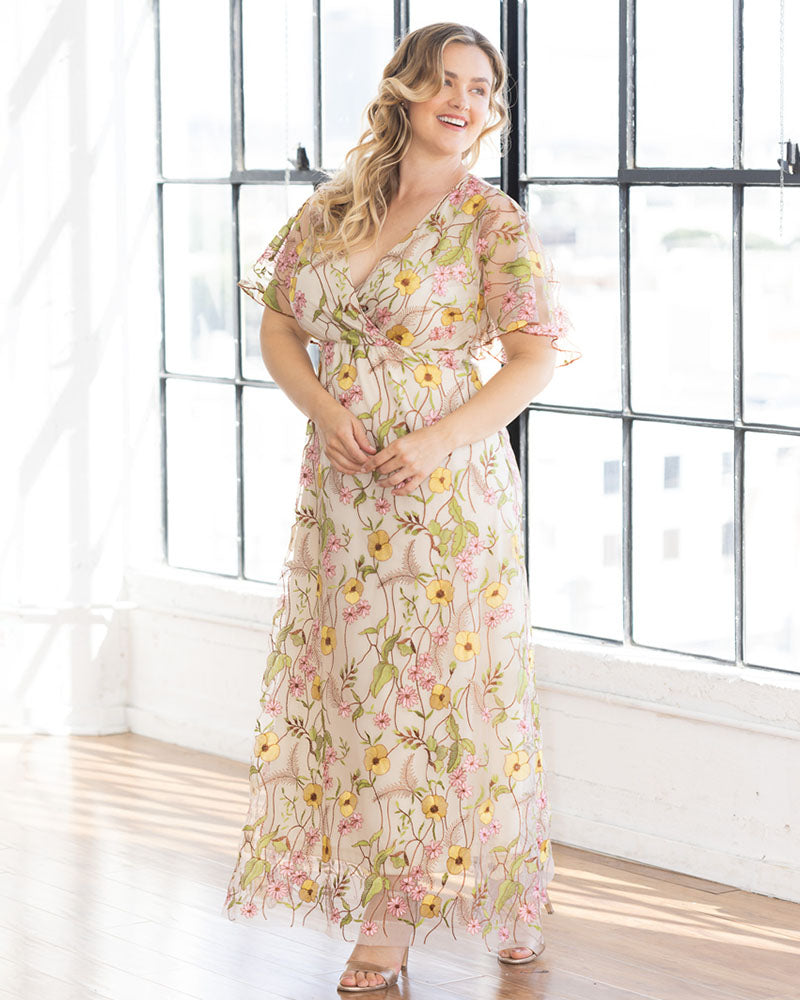 Dresses Embroidered Elegance Evening Gown
