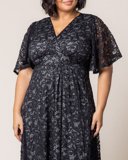 Dresses Luminous Sequin Lace Long Gown