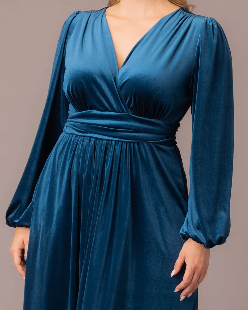 Vivienne Velvet Evening Gown