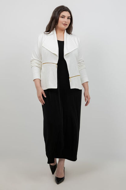 Jackets Eva Varro Cream Short Barcelona Jacket