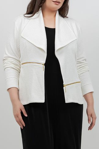 Jackets Eva Varro Cream Short Barcelona Jacket