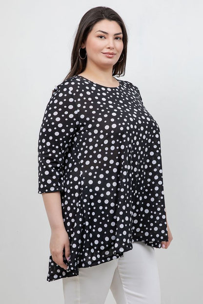 Tops Vikki Vi Jersey Night Sky Pocket Swing Tunic