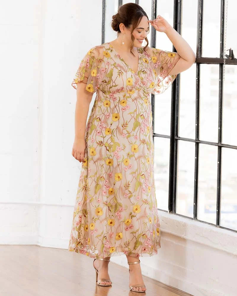 Dresses Embroidered Elegance Evening Gown