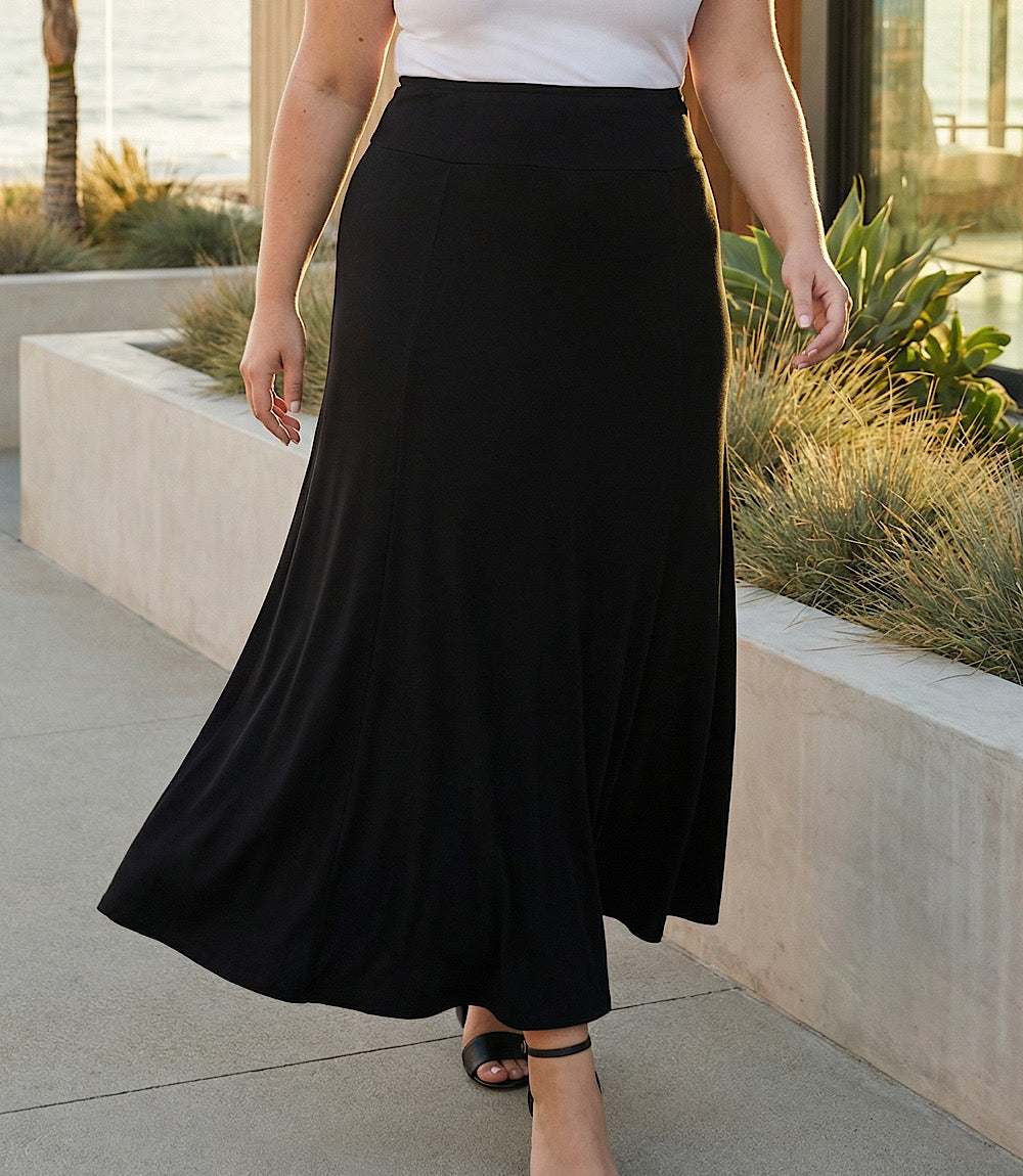 bottom Plus Size Maxi Skirt