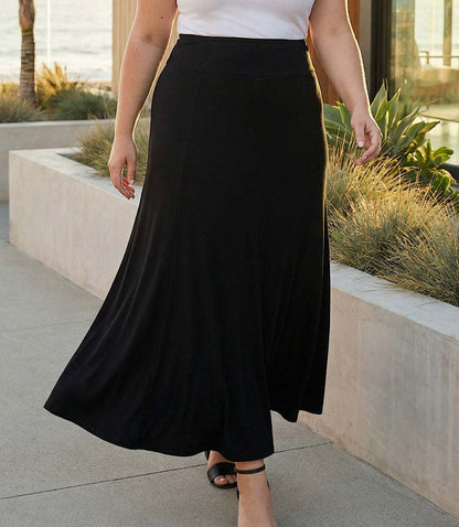 bottom Plus Size Maxi Skirt