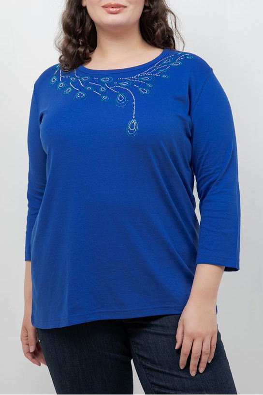 Tops Peacock 3/4 Sleeve Tee