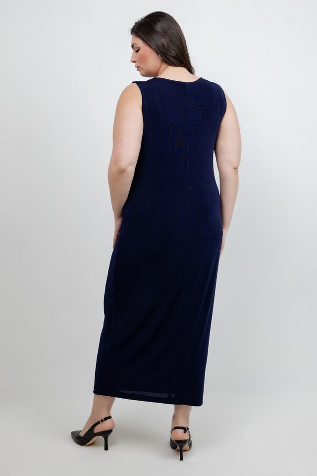 Dresses Vikki Vi Classic Navy Maxi Tank Dress