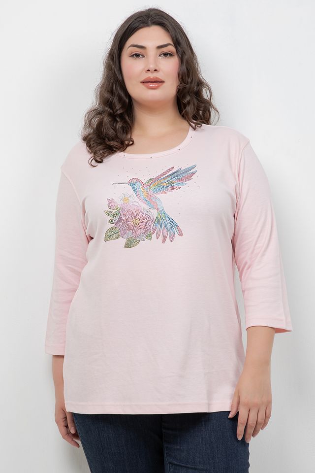 Tops Hummingbird 3/4 Sleeve Tee