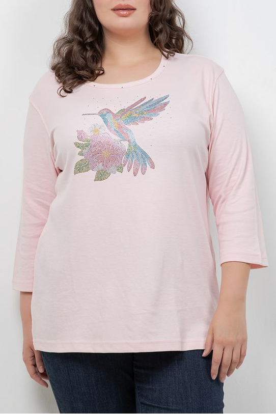 Tops Hummingbird 3/4 Sleeve Tee