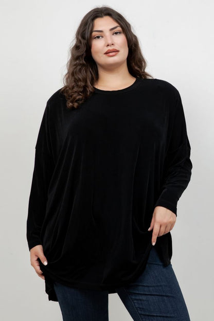 Vikki Vi Classic Black Swing Top