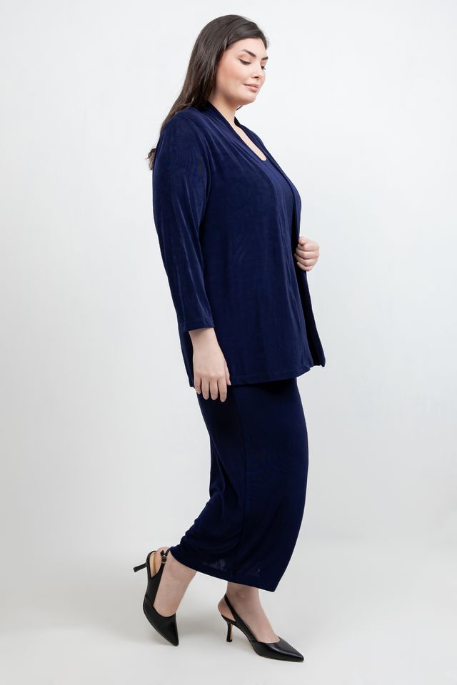 Jackets Vikki Vi Classic Navy Kimono Jacket