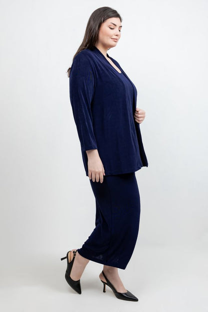 Jackets Vikki Vi Classic Navy Kimono Jacket
