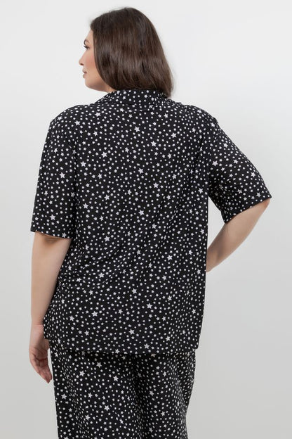 Tops Vikki Vi Jersey Stars Camp Shirt