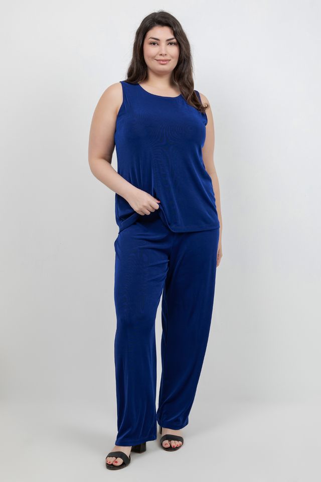 Tops Vikki Vi Classic Royal Blue Tank