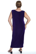 Vikki Vi Classic Royal Purple Maxi Tank Dress