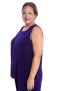 Vikki Vi Classic Royal Purple Tank