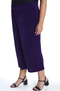 Vikki Vi Classic Royal Purple Crop Pant