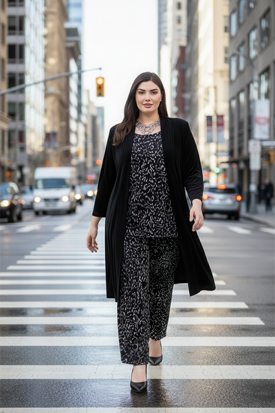 Vikki Vi Jersey Nocturne Petite Pull-On Pant