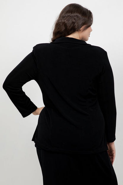Vikki Vi Classic Black Blazer