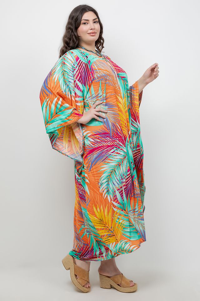 Dresses Vikki Vi Jersey Warm Tropics Caftan