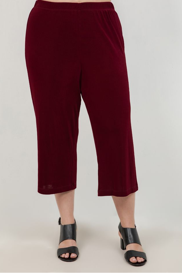 Vikki Vi Classic Shiraz Crop Pant