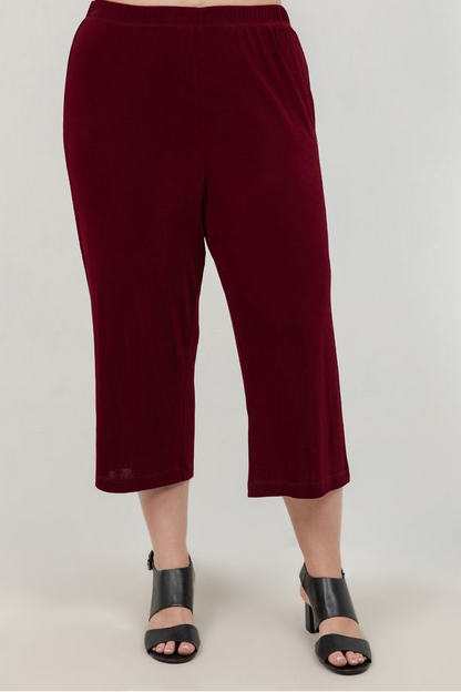 Vikki Vi Classic Shiraz Crop Pant