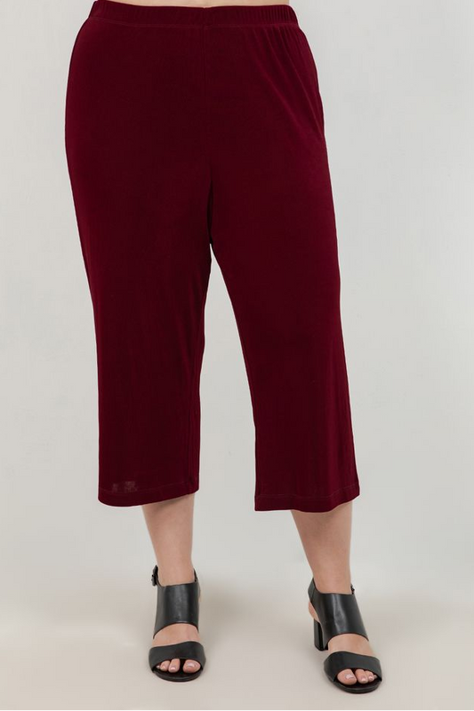 Vikki Vi Classic Shiraz Crop Pant