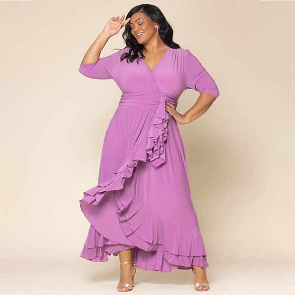 Dresses Veronica Ruffled Evening Gown