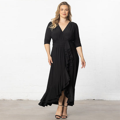 Dresses Veronica Ruffled Evening Gown