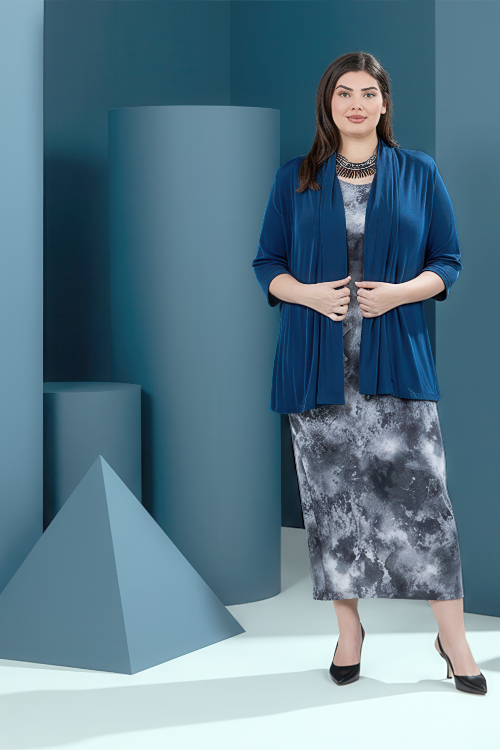 Dresses Vikki Vi Jersey Silver Mist Maxi Dress