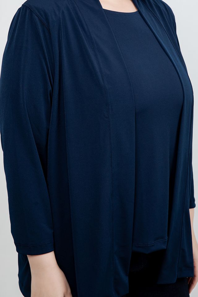 Jackets Vikki Vi Jersey Navy Kimono Jacket