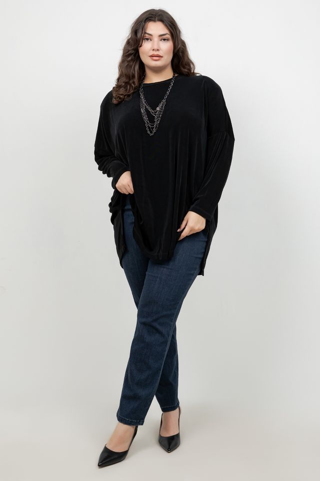 Vikki Vi Classic Black Swing Top