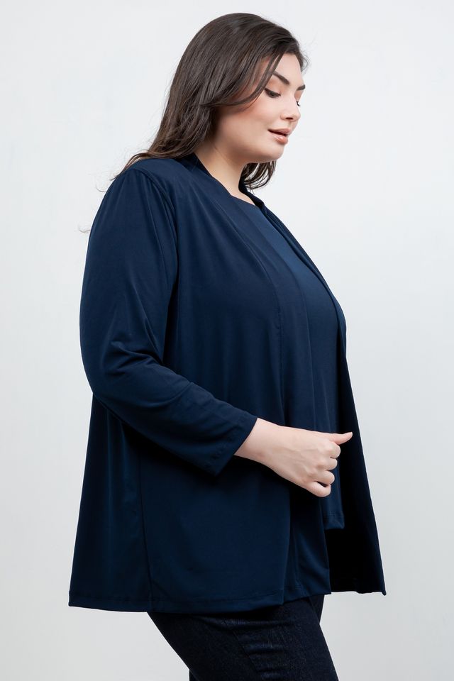 Jackets Vikki Vi Jersey Navy Kimono Jacket