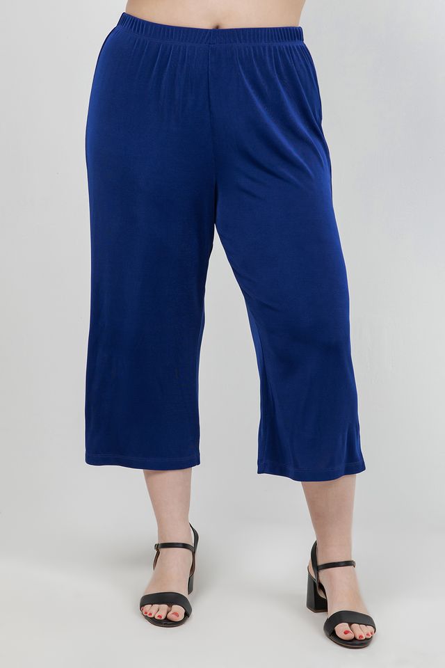 Pants Vikki Vi Classic Royal Blue Crop Pant