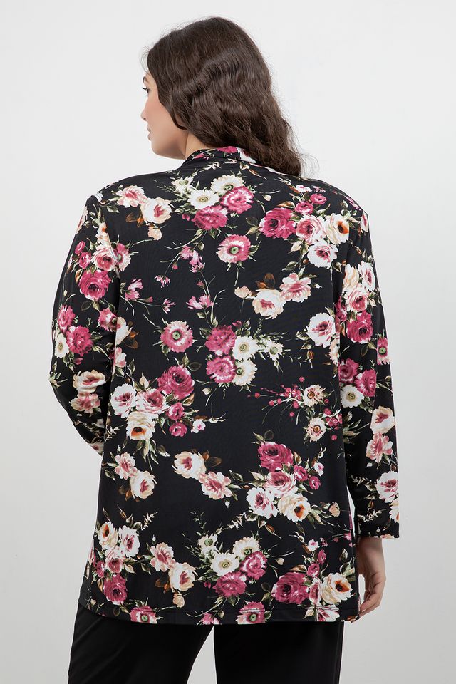 Vikki Vi Jersey Petite Rose Kimono Jacket