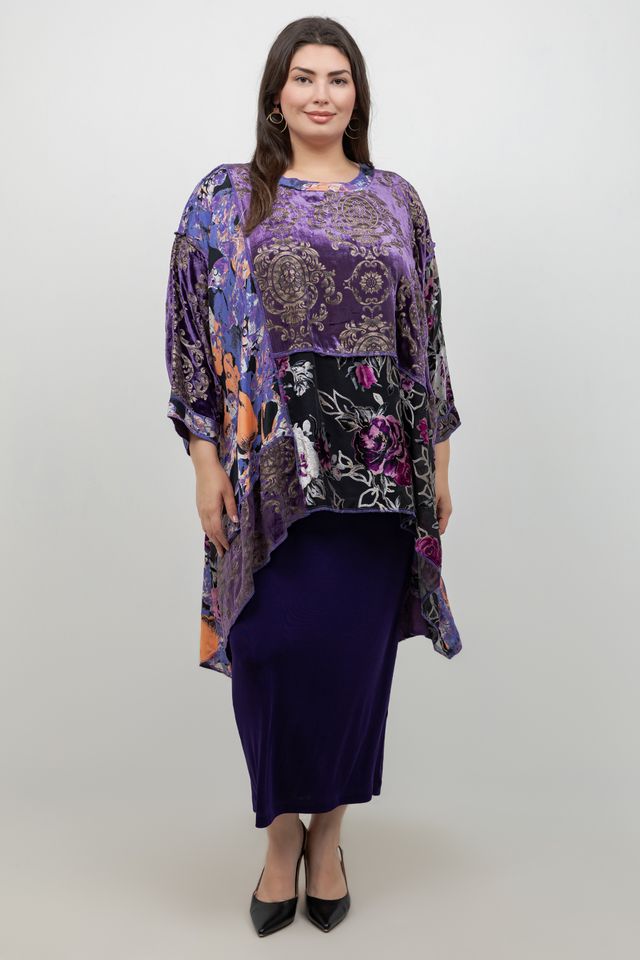 Tops Purple Velvet Whisper Top
