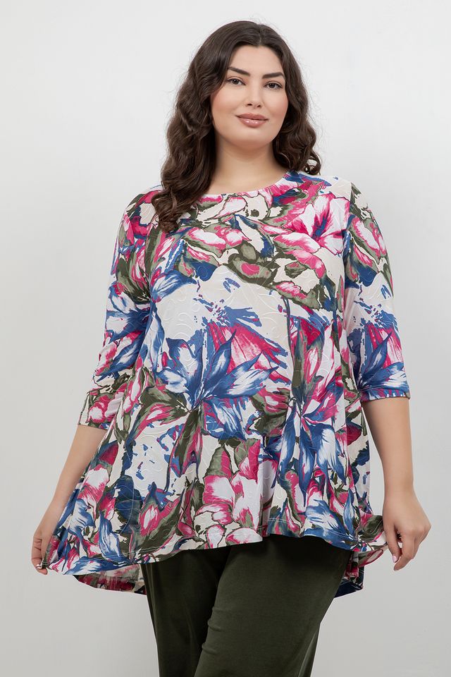Vikki Vi Georgia Floral Pocket Swing Tunic