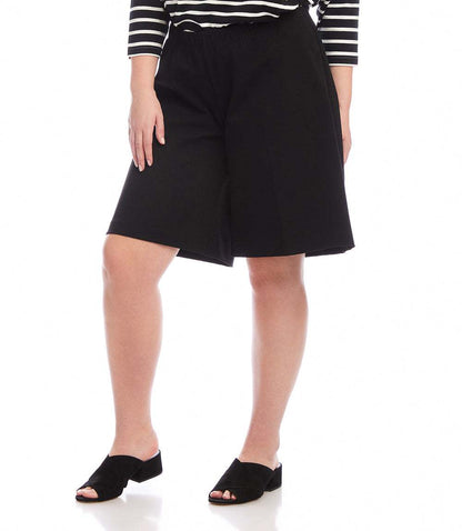 bottom Plus Size A-Line Shorts