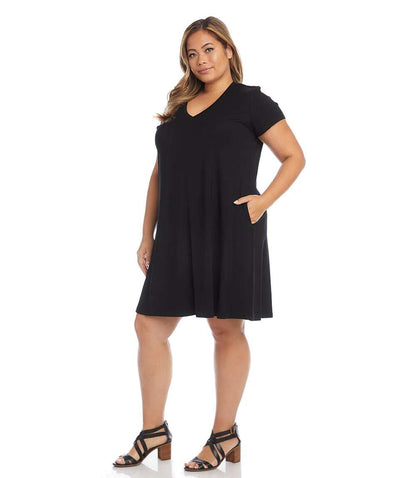 dress Plus Size Quinn V-Neck Pocket Dress